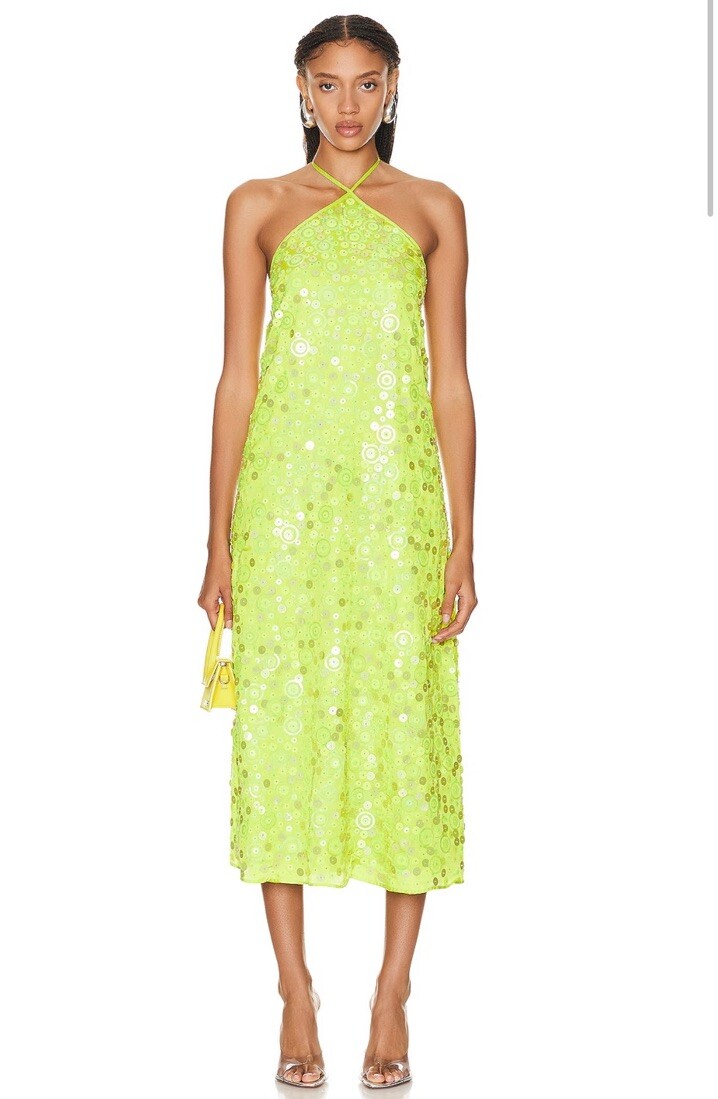 saks potts green dress Saks Potts - Luca Dress