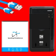 Superior Quality 2800mAh Battery Charger + Cable f ZTE Blade A3 Joy Z5156CC NEW