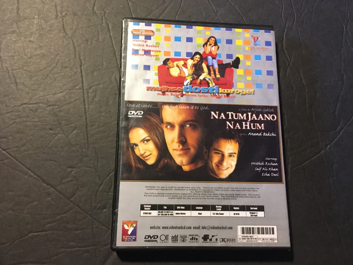 Mujhse Dosti Karoge Na Tum Jaano Na Hum Bollywood | eBay