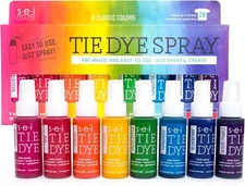 S.E.I. Classic Tie Dye Kit, Fabric Spray Set, Easy Clean Up, Mixed Colors 