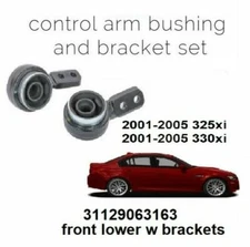 Suspension Control Arm Bushing Bracket kit, 01-05 FITS BMW 325xi, 330xi L&R PAIR