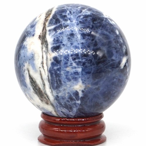 47-50mm Natural Blue Sodalite Crystal Reiki Healing Sphere Gemstone Ball - Picture 47 of 61