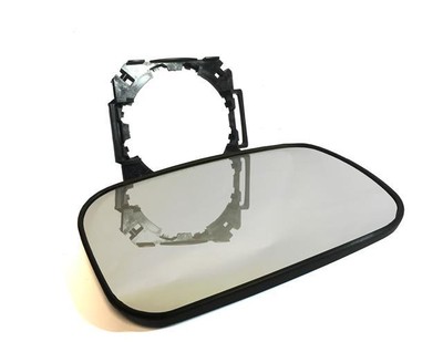 LAND ROVER DISCOVERY 1 DOOR MIRROR GLASS RH WITH MOUNTING CLIP STC4625+CRD100640