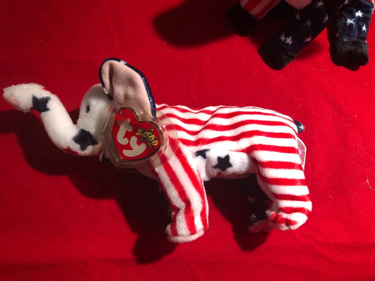 Lefty and righty beanie babies 2000 sales