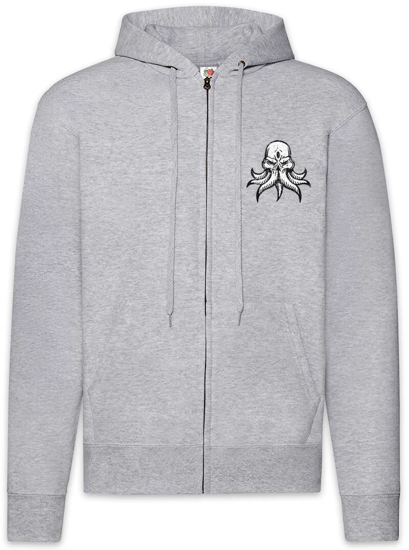 Great Old One Insmouth Zipper Hoodie Wars Horror Arkham H P Lovecraft Miskatonic