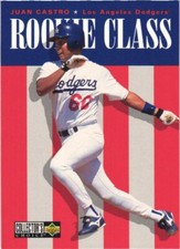 1996 Collector's Choice #21 Juan Castro   Los Angeles Dodgers Rookie Class