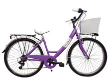 Cicli Tessari - bicicletta donna bici da ragazza city bike 26'' cambio 6v