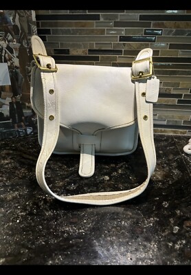 Coach Courier Vintage Bonnie Cashin Bag Pre Serial 8920 NYC White