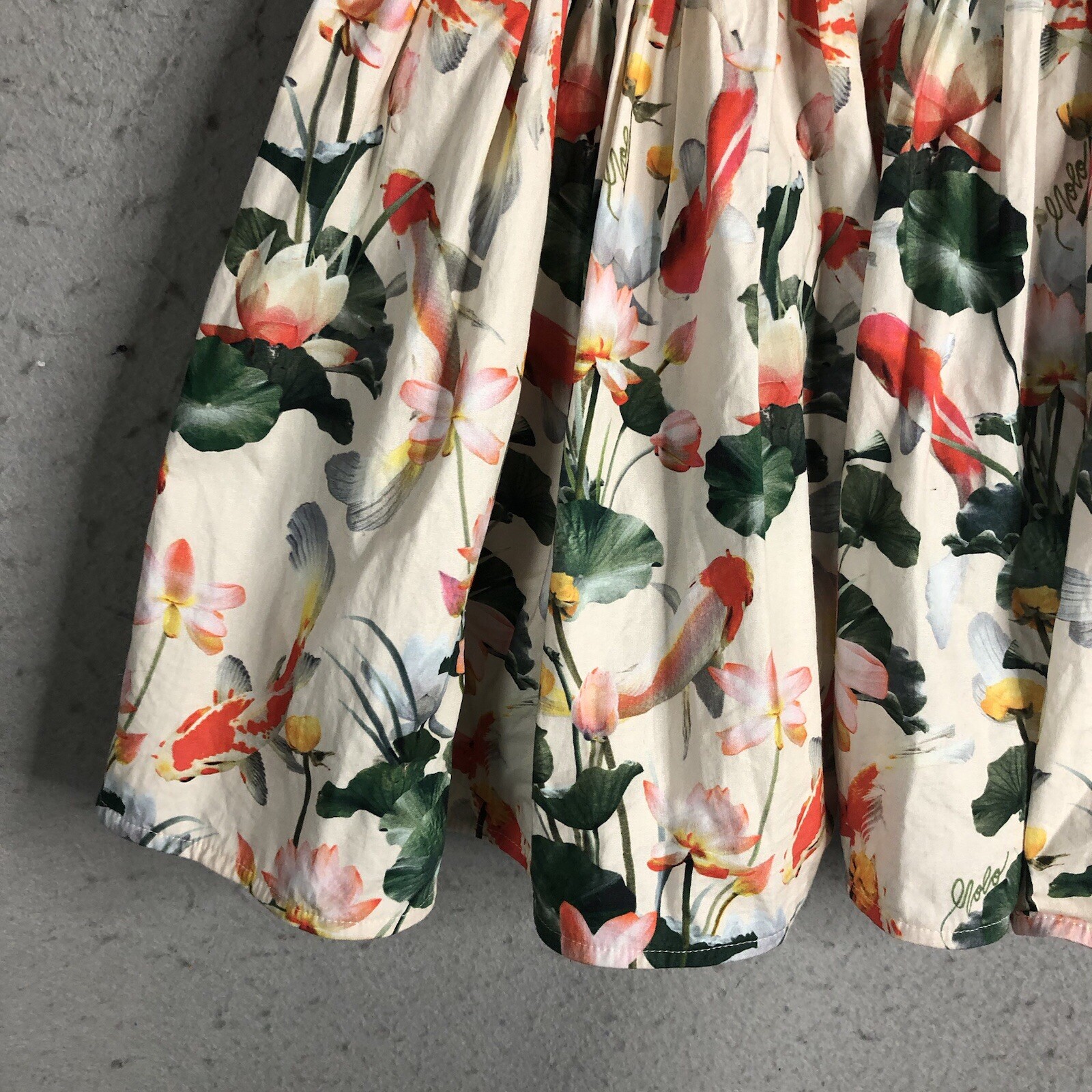 Molo Dress 98 Little Girls 3 Floral Print All Over Feminine Church Event