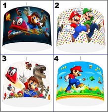 SUPER MARIO BROS  KIDS Ceiling Light Lampshade  4 DESIGNS IN 2 SIZES 10" 12" 