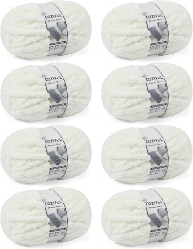 Thick Jumbo Big Chunky Yarn for Crocheting, Super Chunky Knit Blanket Yarn