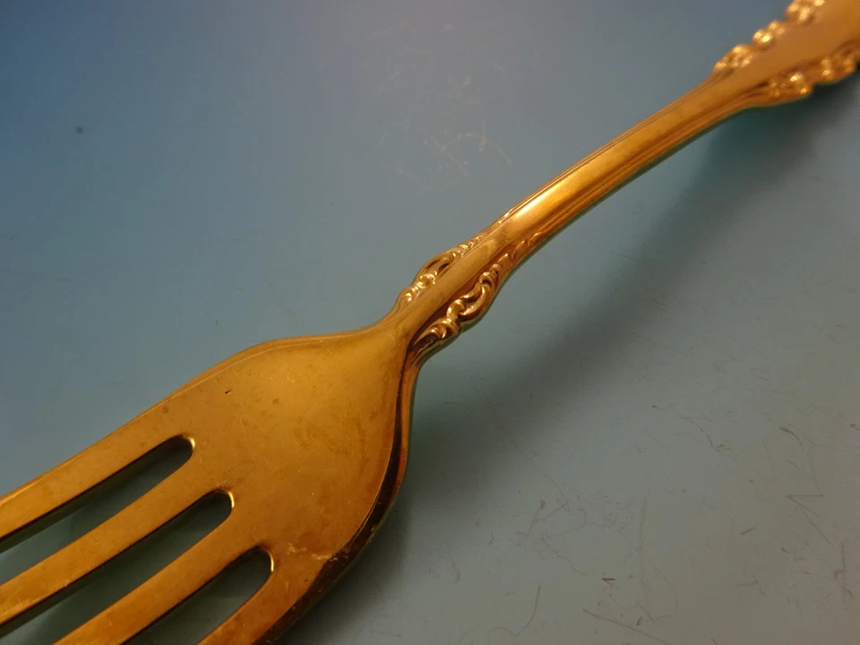 Juego de servicio de cubiertos de plata esterlina georgiana de oro rosa de Reed & Barton 48 piezas Foto 3 de 4