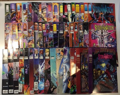 Stormwatch (1993) #   0, 1-50 (7.0/9.0-FVF/VFNM) Complete SET Average Grade 8...