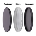 Metal Lens Filter Front Cap+Stack cap for 49/52/55/58/62/67/72/77/82mm filter