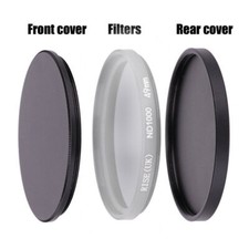 Metal Lens Filter Front Cap Stack cap for 49/52/55/58/62/67/72/77/82mm filter