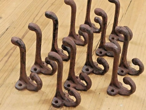 15 Ganchos para Abrigo Estilo Escolar Rústico Hierro Fundido Sombrero Gancho Salón Árbol Restauración Pared - Imagen 2 de 11