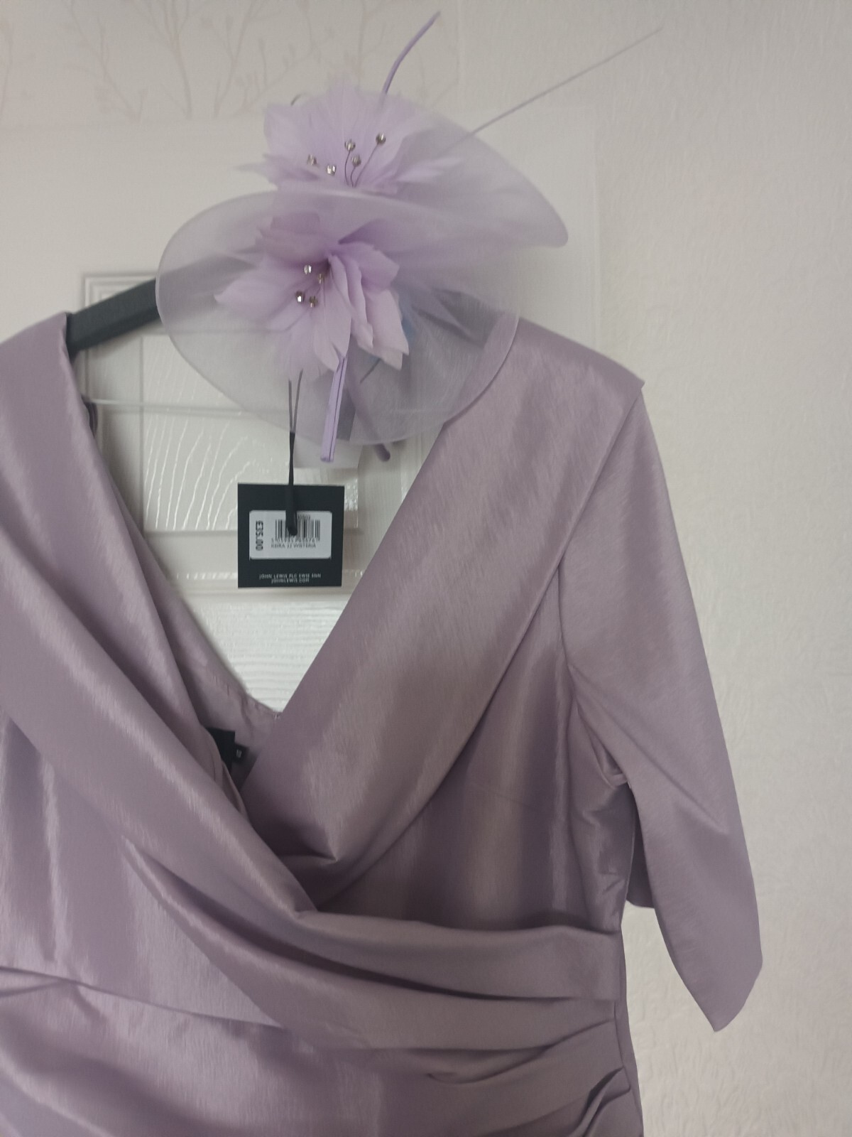 ISPIRATO DRESS 18 &JOHN LEWIS FASCINATOR Mother of Bride/Wedding/Races