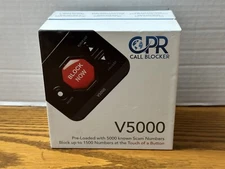 CPR V5000 Call Blocker for Landline Phones - Block Robocalls, Stop Spam Callers