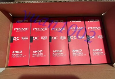NEW ASUS PRIME RX9070XT O16G Graphics card Free shipping | eBay