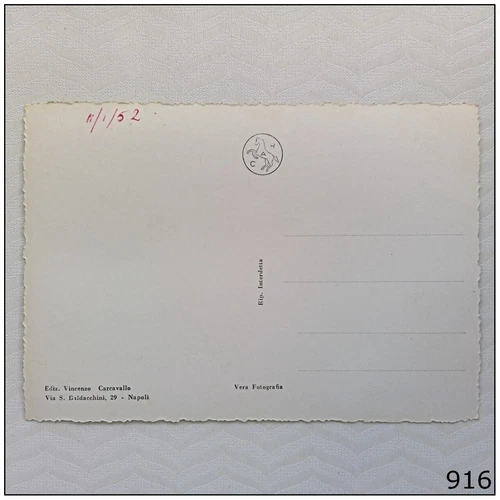 Sorrento Panorama 1952 Postcard (P916) - Picture 2 of 2