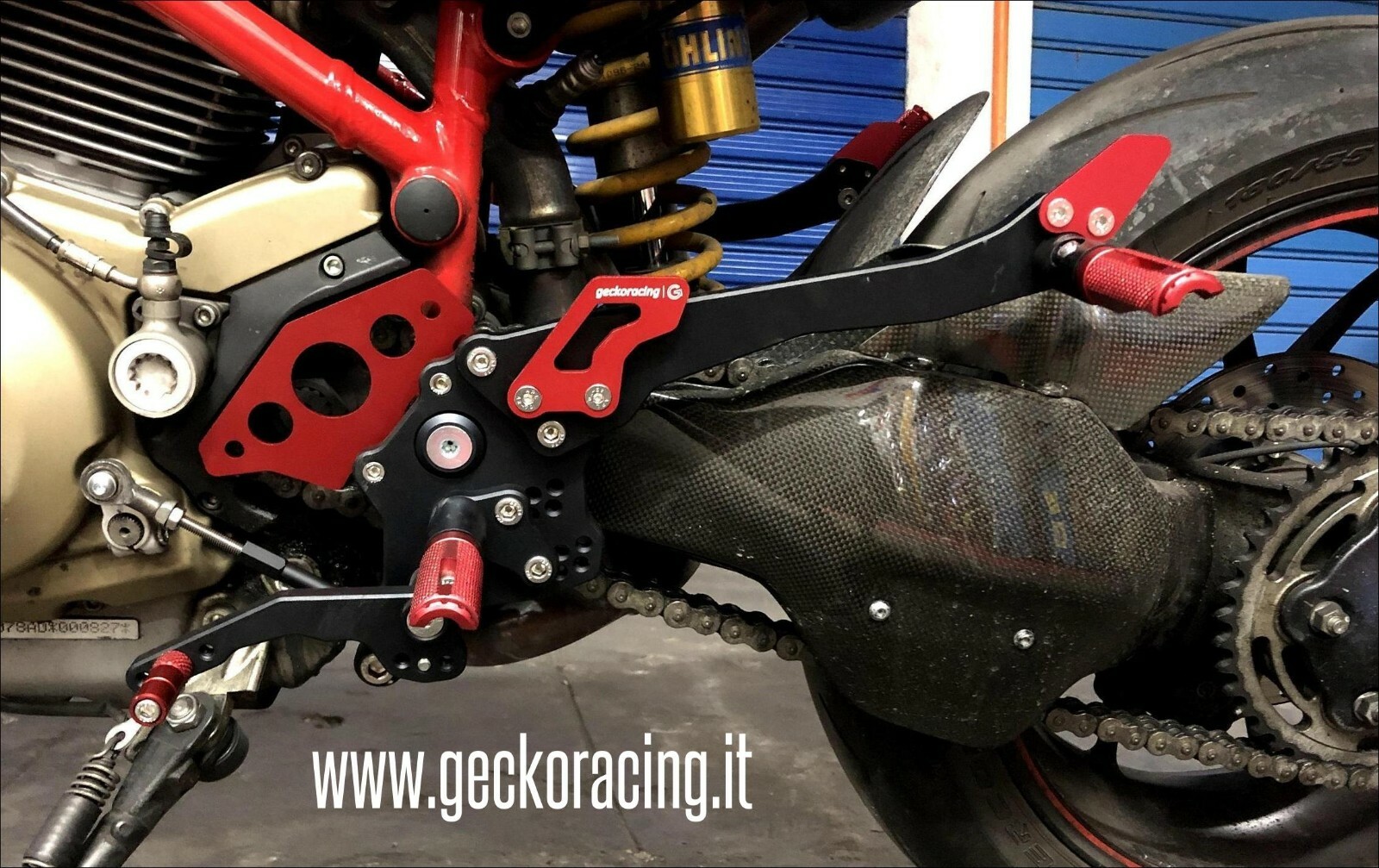 REARSETS ADJUSTABLE PEGS DUCATI HYPERMOTARD 620 796 1000 1100 EVO