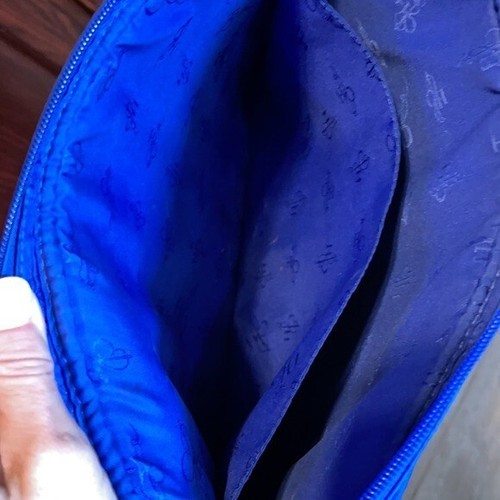 Custodia imbottita trapuntata per laptop Cole Haan *Indaco* usata in ottime condizioni - Foto 12 di 12