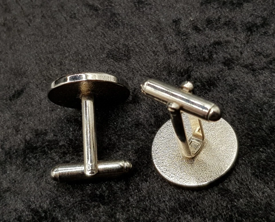 Par de gemelos de masón esmaltados - Clarence Lodge 2386 - masón masónico Foto 3 de 4