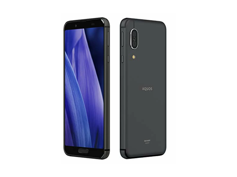 SHARP AQUOS sense3 SH-M12 Black Smart Phone Android Unlocked SHARP AQUOS sense3 SH-M12 Black Smart Phone Android Unlocked