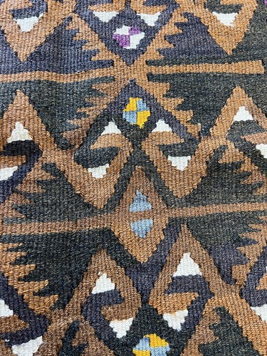 Wunderschöne Handgeknüpfte Kilim Türkische Tapis Teppich Carpet Kelim 101X169cm - Bild 9 von 16