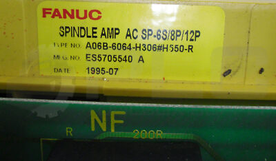 FANUC A06B-6064-H306#H550 AC SPINDLE AMPLIFIER, A06B-6064 FANUC A06B-6064-H306#H550 AC SPINDLE AMPLIFIER, A06B-6064