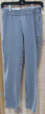 A New Day Womens Ankle Pants Size 2 black Check Stretch Pull On High Rise