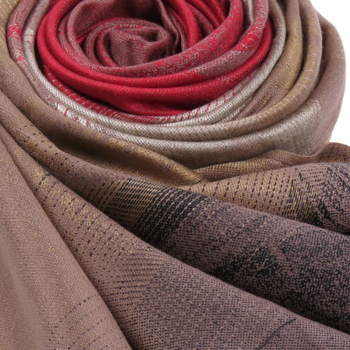 Oussum Ladies Large Scarfs Floral Print Shawl Wrap Trendy Scarves for Women - 第 6/6 張圖片