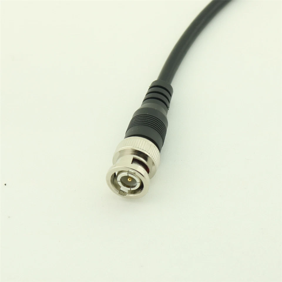 1pcs BNC Male to BNC Male Plug 75ohm Coaxial Cable for CCTV Cameras 1.5ft Black - Image 3 of 4