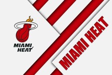 Miami Heat NBA Team Logo Basketball Wall Art Print Gift For Fan POSTER CANVAS