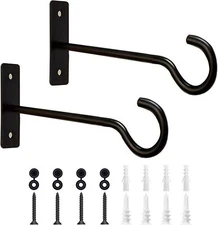 6 Inch Ceiling Hooks for Hanging Plant, Hanger for Indoor and Outdoor Plant 