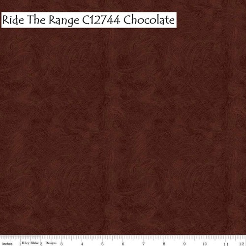 Ride the Range Western Horse cotton Quilt fabric Riley Blake C12742 Denim Blue - Picture 6 of 13