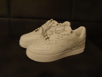 Bape Sta All White Low