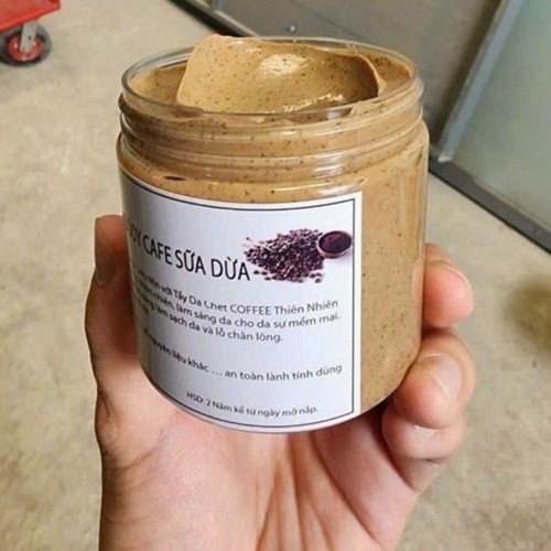 Cafe Exfoliation COCONUT MILK 500G - tay da chet body cafe sua dua 500g - Picture 3 of 6