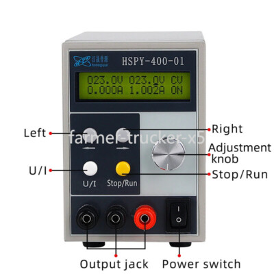 Adjustable 0-400V 0-20A Switching Power Source Programmable Lab DC Power Supply