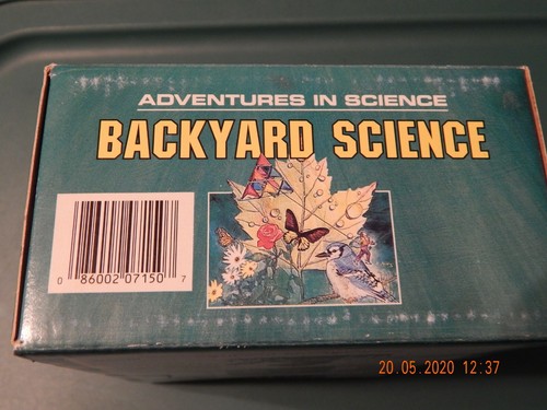 VINTAGE 1988 ADVENTURES IN SCIENCE BACKYARD SCIENCE 35 SCIENCE PROJECTS NIB - Picture 4 of 5