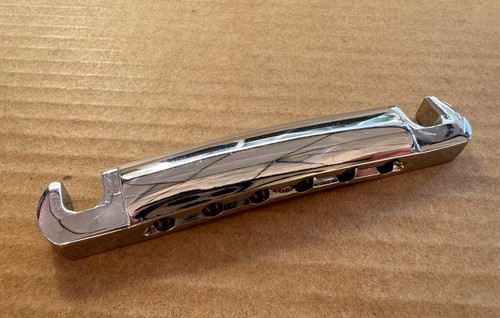 Vintage 1973 Les Paul Chrome Tailpiece SG ES-335 L6-S 1974 1975 1976 1977 1970's - Picture 3 of 6