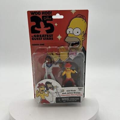 NECA The Simpsons 25 Greatest Kid Rock James Brown Mini-Figures