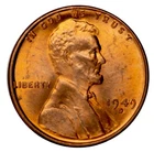1949-D Red Gem BU Lincoln Wheat Cent 1 Cent 1c Coin FAST FREE SHIPPING
