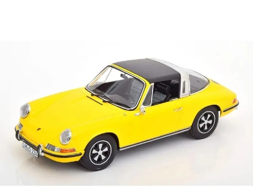 1/18 Norev 1969 Porsche 911 Targa Yellow 🤝ALSO OPEN FOR TRADE