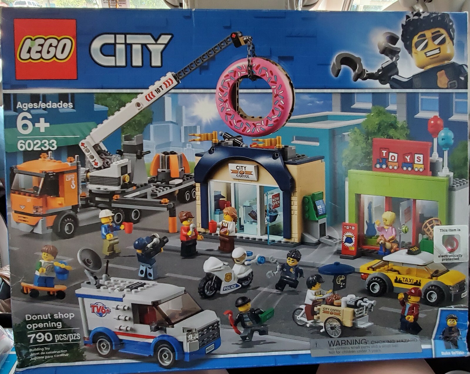 lego city 60233 donut shop opening