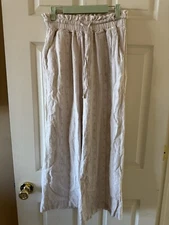 Rewash Wide Leg Linen Pants • Women’s Small