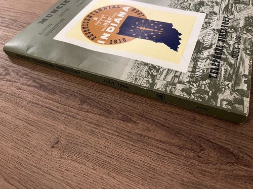 VINTAGE Muncie Indiana Telephone Directory 1966 Indiana Bell TelCo Yellow Pages - Picture 2 of 4