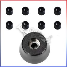 Rubber Table Chair Furniture Feet Leg Pads Tile Floor Protectors W/ Washer Black