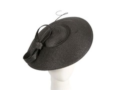 Black spring racing large plate fascinator by Max Alexander. 100 AU Seller