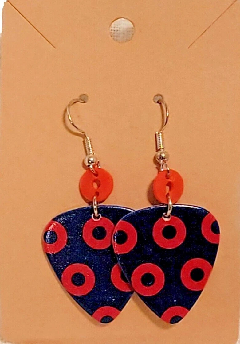 Pendientes artesanales de plástico sin Piedras